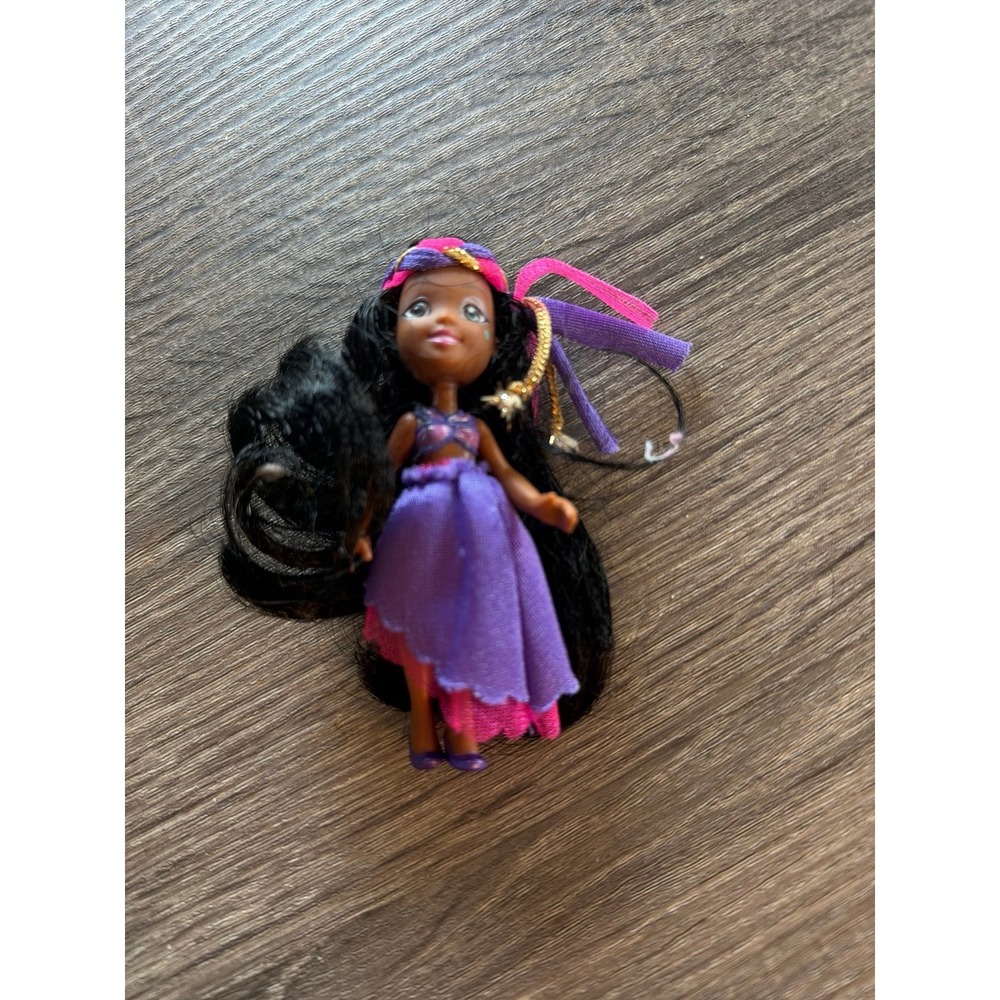 Vintage Hasbro My Magic Genie Doll 1995 Pink Purple Dark Hair Gypsie
